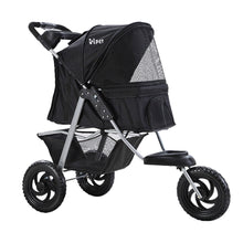 Load image into Gallery viewer, Pet Stroller Dog Carrier Foldable Pram Large Black