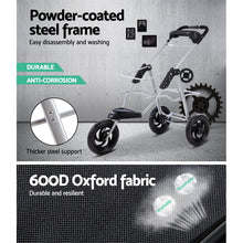 Load image into Gallery viewer, Pet Stroller Dog Carrier Foldable Pram Large Black