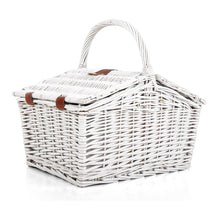 Load image into Gallery viewer, Alfresco 2 Person Picnic Basket Vintage Baskets Outdoor Insulated Blanket
