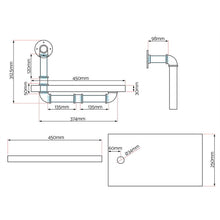 Load image into Gallery viewer, Artiss Wall Shelves Rustic Bookshelf Retro Display Shelves Industrial DIY Pipe Shelf Floating Brackets