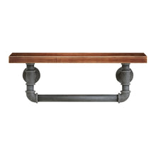 Load image into Gallery viewer, Artiss Display Shelves Wall Shelves Floating Bookshelf DIY Pipe Shelf Rustic Brackets Industrial