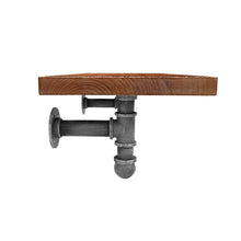 Load image into Gallery viewer, Artiss Display Shelves Wall Shelves Floating Bookshelf DIY Pipe Shelf Rustic Brackets Industrial