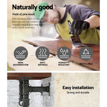 Load image into Gallery viewer, Artiss Display Shelves Wall Shelves Floating Bookshelf DIY Pipe Shelf Rustic Brackets Industrial