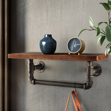 Load image into Gallery viewer, Artiss Display Shelves Wall Shelves Floating Bookshelf DIY Pipe Shelf Rustic Brackets Industrial