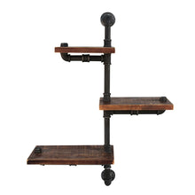 Load image into Gallery viewer, Artiss Display Shelves Bookshelf Pipe Shelf Rustic Industrial Floating Wall Shelves DIY Brackets
