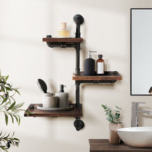 Load image into Gallery viewer, Artiss Display Shelves Bookshelf Pipe Shelf Rustic Industrial Floating Wall Shelves DIY Brackets