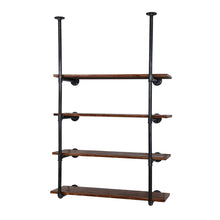 Load image into Gallery viewer, Artiss Wall Display Shelves Industrial Bookshelf DIY Pipe Shelf Rustic Brackets