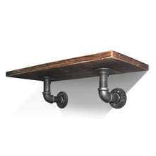Load image into Gallery viewer, Artiss Wall Shelves Industrial Display Bookshelf DIY Pipe Shelf Rustic Brackets