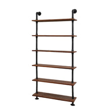 Load image into Gallery viewer, Artiss Wall Shelves Display Bookshelf Rustic Vintage DIY Pipe Shelf Brackets