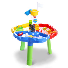 Load image into Gallery viewer, Keezi Kids Beach Sand and Water Sandpit Outdoor Table Childrens Bath Toys