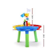 Load image into Gallery viewer, Keezi Kids Beach Sand and Water Sandpit Outdoor Table Childrens Bath Toys
