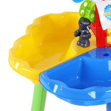 Load image into Gallery viewer, Keezi Kids Beach Sand and Water Sandpit Outdoor Table Childrens Bath Toys