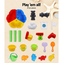 Load image into Gallery viewer, Keezi Kids Beach Sand and Water Sandpit Outdoor Table Childrens Bath Toys