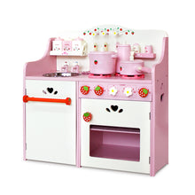 Load image into Gallery viewer, Keezi Kids Kitchen Play Set - Pink