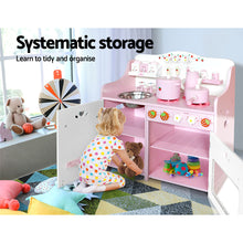 Load image into Gallery viewer, Keezi Kids Kitchen Play Set - Pink