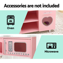 Load image into Gallery viewer, Keezi Kids Kitchen Set Pretend Play Food Sets Childrens Utensils Wooden Toy Pink