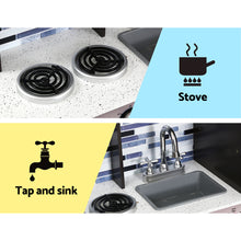 Load image into Gallery viewer, Keezi Kids Kitchen Wooden Pretend Play Set Toys Cooking Food Children Cookware
