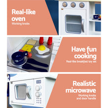 Load image into Gallery viewer, Keezi 18 Piece Kids Kitchen Play Set - White