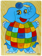 Load image into Gallery viewer, Wooden animal puzzle -Elephant