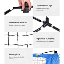 Load image into Gallery viewer, Everfit Portable Sports Net Stand Badminton Volleyball Tennis Soccer 3m 3ft Blue