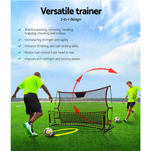 Load image into Gallery viewer, Everfit Portable Soccer Rebounder Net Volley Training Football Goal Pass Trainer