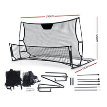 Load image into Gallery viewer, Everfit Portable Soccer Rebounder Net Volley Training Football Goal Trainer XL