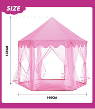 Load image into Gallery viewer, Princess Indoor Playhouse Toy Play Tent for Kids Toddlers and Carry Bag (Pink)