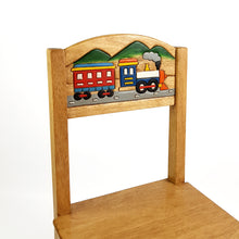 Load image into Gallery viewer, Children's wooden furniture table and chair set - Airplane Design