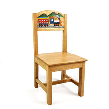 Load image into Gallery viewer, Children's wooden furniture table and chair set - Airplane Design