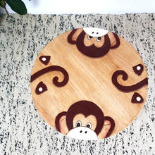 Load image into Gallery viewer, Children's Table Wooden Monkey Theme-Hand made using quality wood (table only included)
