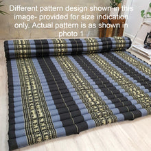 Load image into Gallery viewer, Day bed XXL Large Queen sized Roll Out Mattress Foldout Mat relaxation, day bed, camping or Yoga Matt Natural Kapok Filled_ 155 cm x 200 cm RED