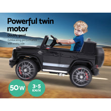 Load image into Gallery viewer, Mercedes-Benz Kids Ride On Car Electric AMG G63 Licensed Remote Cars 12V Black