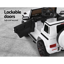 Load image into Gallery viewer, Mercedes-Benz Kids Ride On Car Electric AMG G63 Licensed Remote Cars 12V White
