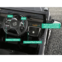 Load image into Gallery viewer, Kids Ride On Car MercedesBenz Licensed G65 12V Electric Black