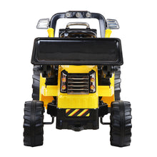 Load image into Gallery viewer, Ride On Bulldozer Digger Electric Car Yellow for kids 3+ years old  and parental remote