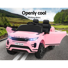 Load image into Gallery viewer, Kids Ride On Car Licensed Land Rover 12V Electric Car Toys Battery Remote Pink