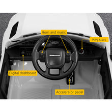 Load image into Gallery viewer, Kids Ride On Car Licensed Land Rover 12V Electric Car Toys Battery Remote White