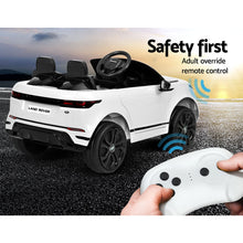 Load image into Gallery viewer, Kids Ride On Car Licensed Land Rover 12V Electric Car Toys Battery Remote White