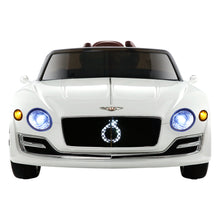 Load image into Gallery viewer, Bentley Kids Ride On Car Licensed Electric Toys 12V Battery Remote Cars White