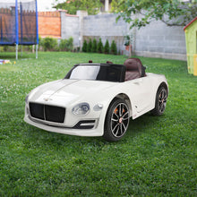 Load image into Gallery viewer, Bentley Kids Ride On Car Licensed Electric Toys 12V Battery Remote Cars White