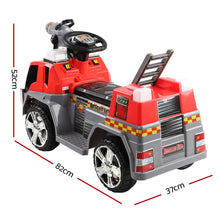 Load image into Gallery viewer, Kids Ride On Fire Truck Car Red Grey-Anti-slip and wide seat