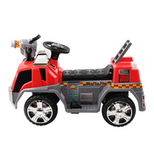 Load image into Gallery viewer, Kids Ride On Fire Truck Car Red Grey-Anti-slip and wide seat