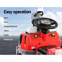 Load image into Gallery viewer, Kids Ride On Fire Truck Car Red Grey-Anti-slip and wide seat