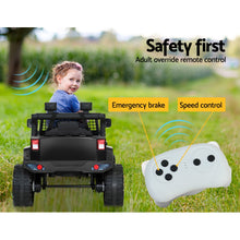 Load image into Gallery viewer, Rigo Kids Ride On Car Electric 12V Car Toys Jeep Battery Remote Control Black