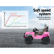 Load image into Gallery viewer, Rigo Kids Ride On Car Electric 12V Car Toys Jeep Battery Remote Control Pink
