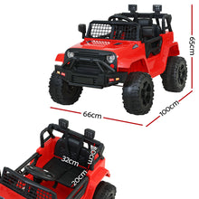 Load image into Gallery viewer, Rigo Kids Ride On Car Electric 12V Car Toys Jeep Battery Remote Control Red