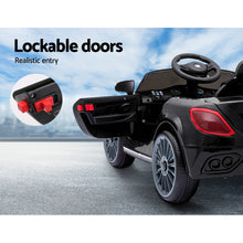 Load image into Gallery viewer, Rigo Kids Ride On Car Electric Toys 12V Battery Remote Control Black MP3 LED