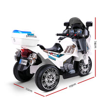 Load image into Gallery viewer, Rigo Kids Ride On Motorbike Motorcycle Car White