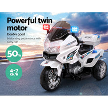 Load image into Gallery viewer, Rigo Kids Ride On Motorbike Motorcycle Car White