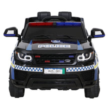Load image into Gallery viewer, Rigo Kids Ride On Car Inspired Patrol Police Electric Powered Toy Cars Black
